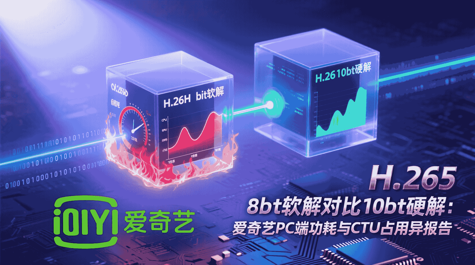 爱奇艺PC端H.265 10bit硬解开启教程, H.265 10bit硬件解码配置步骤, 爱奇艺H.265硬解功耗对比, PC端10bit视频卡顿优化, 如何开启显卡硬解H.265, Intel NVDEC硬解设置, AMF硬解开启方法, H.265 10bit软解与硬解性能差异, 爱奇艺H.265功耗实测报告, PC端4K视频节能播放方案